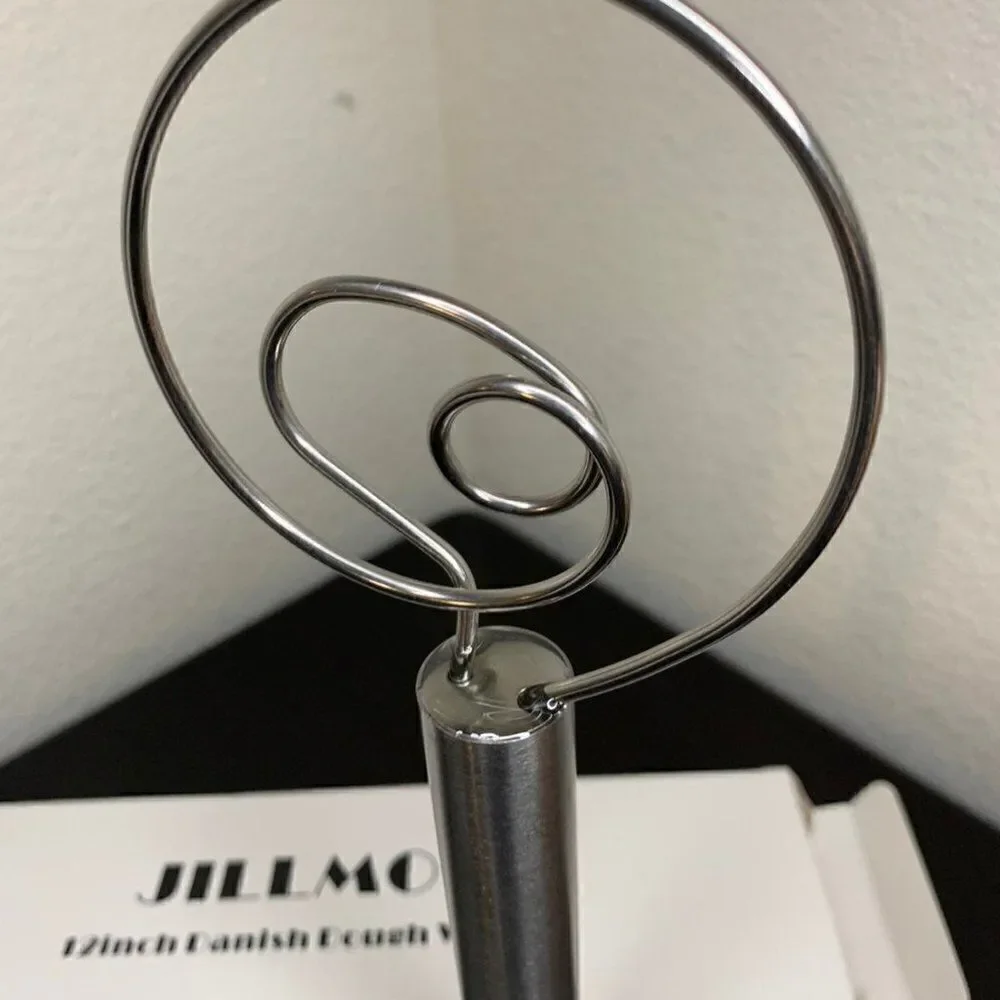Danish Dough Whisk, 12 inch Stainless Steel Bread